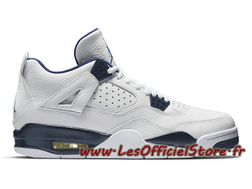 site officiel air jordan france, Officiel Air Jordan 4 Retro Chaussures Nike Air Jordan Pas Cher pour Homme Legend Blue 314254